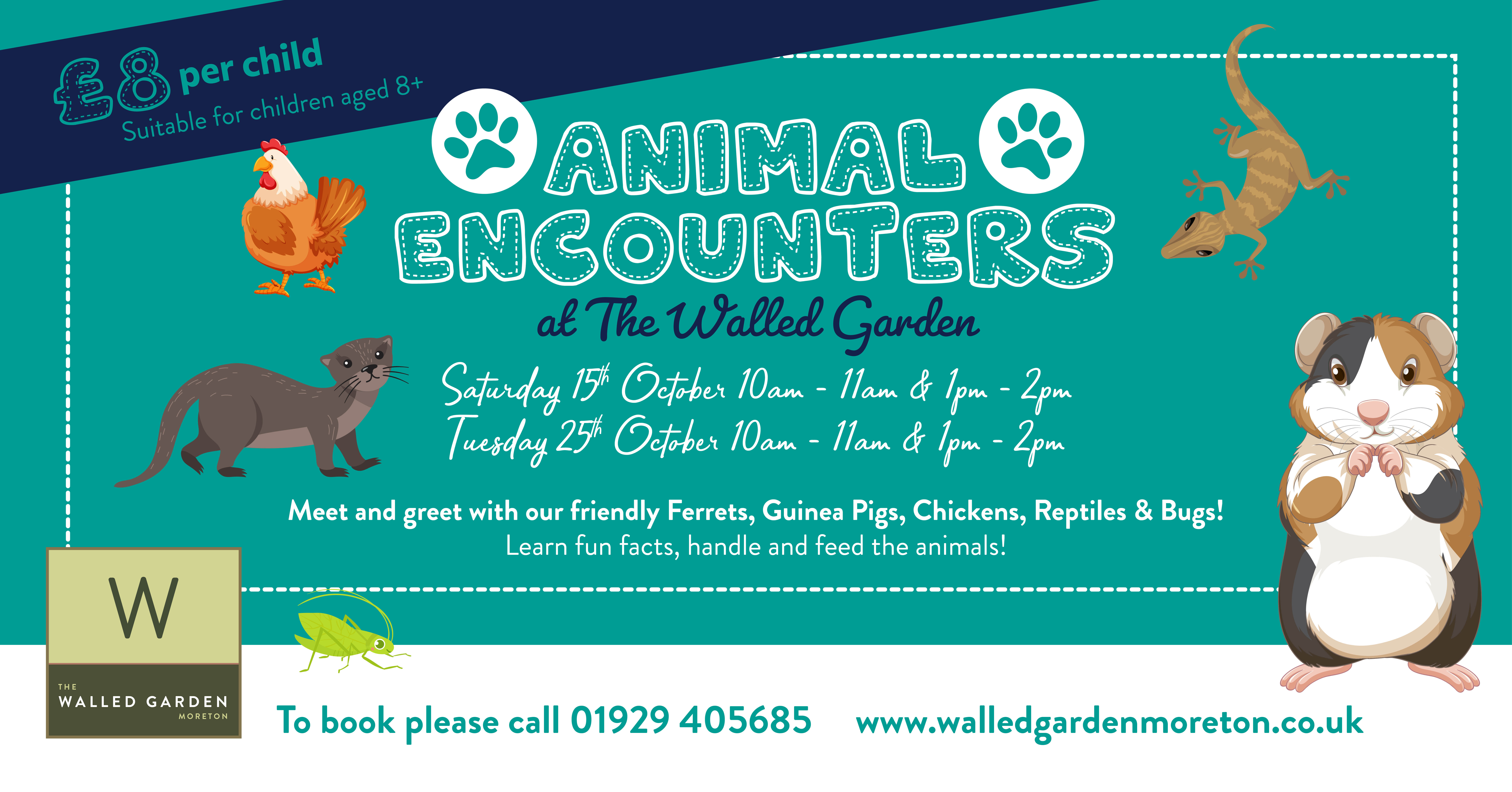 Animal Encounters at The Walled Garden