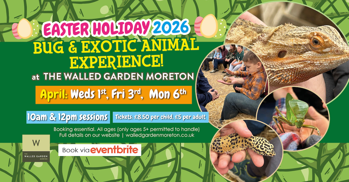 Easter Bug & Exotic Animal Experience at The Walled Garden – 2026