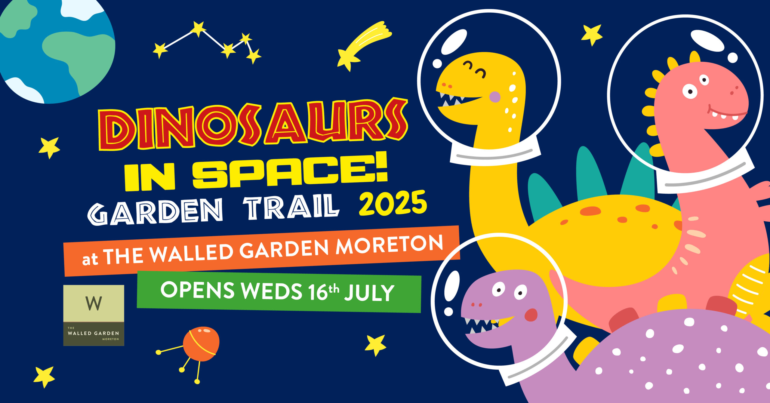 Summer Garden Trail 2025 – Dinosaurs in SPACE