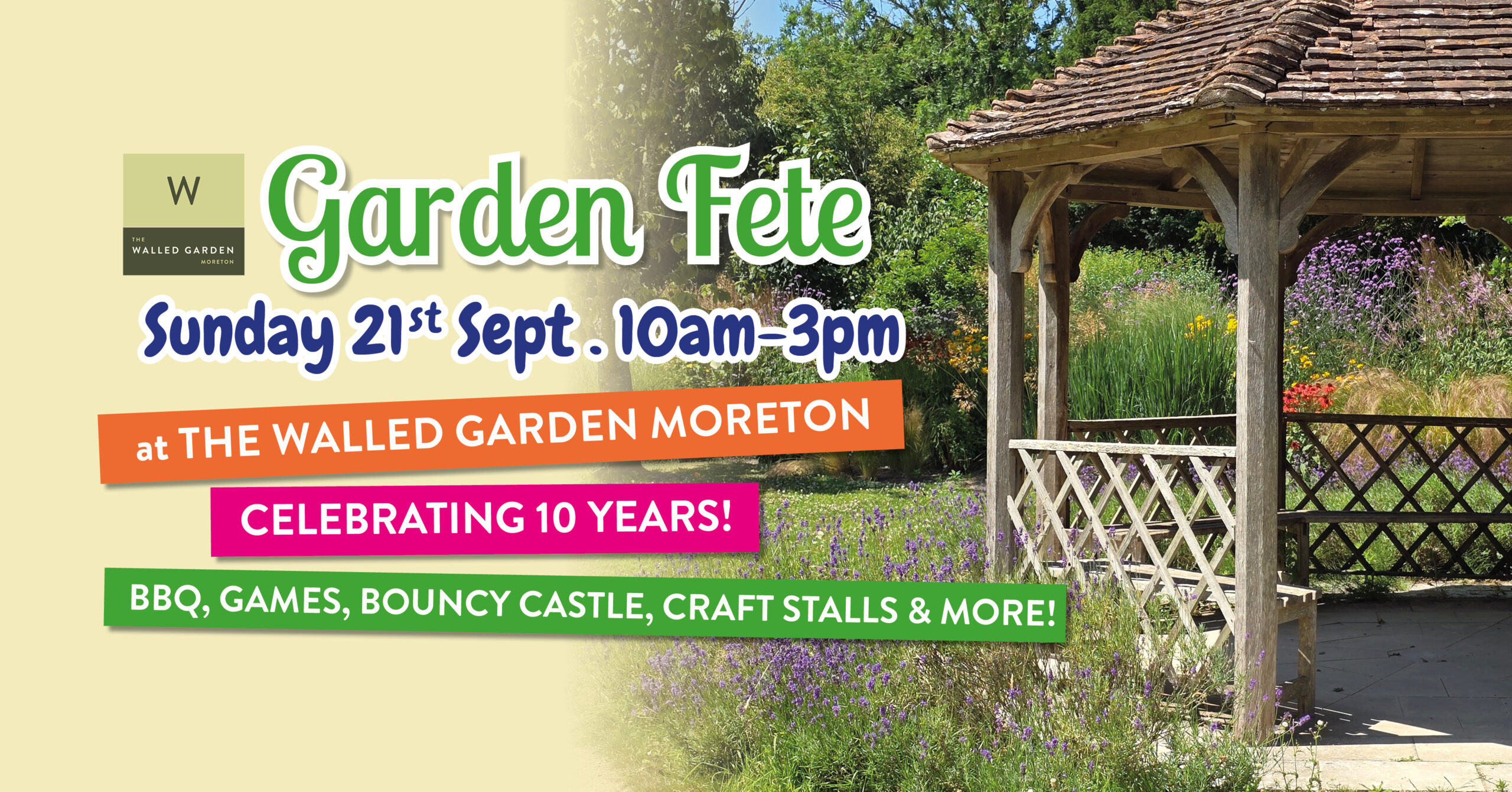 Garden Fete Celebrating 10 Years of The Walled Garden!